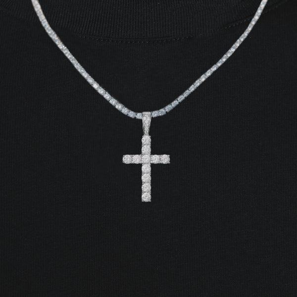 Iced Cross Pendant - Palm Jewellers