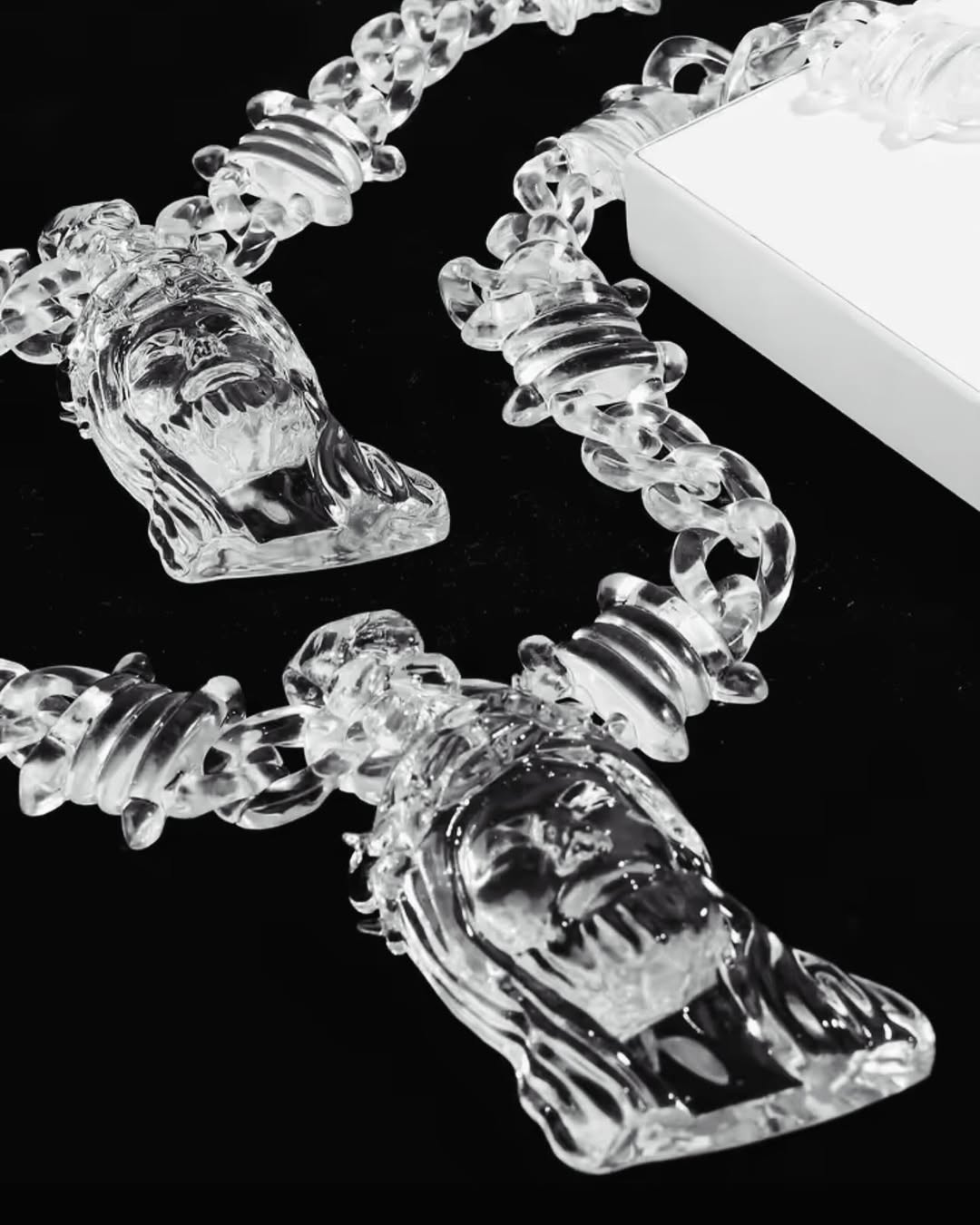 FREE Clear Jesus Piece Chain