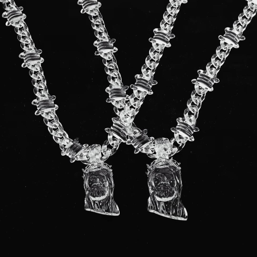 FREE Clear Jesus Piece Chain