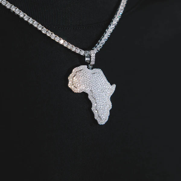 Iced Africa Pendant - Palm Jewellers