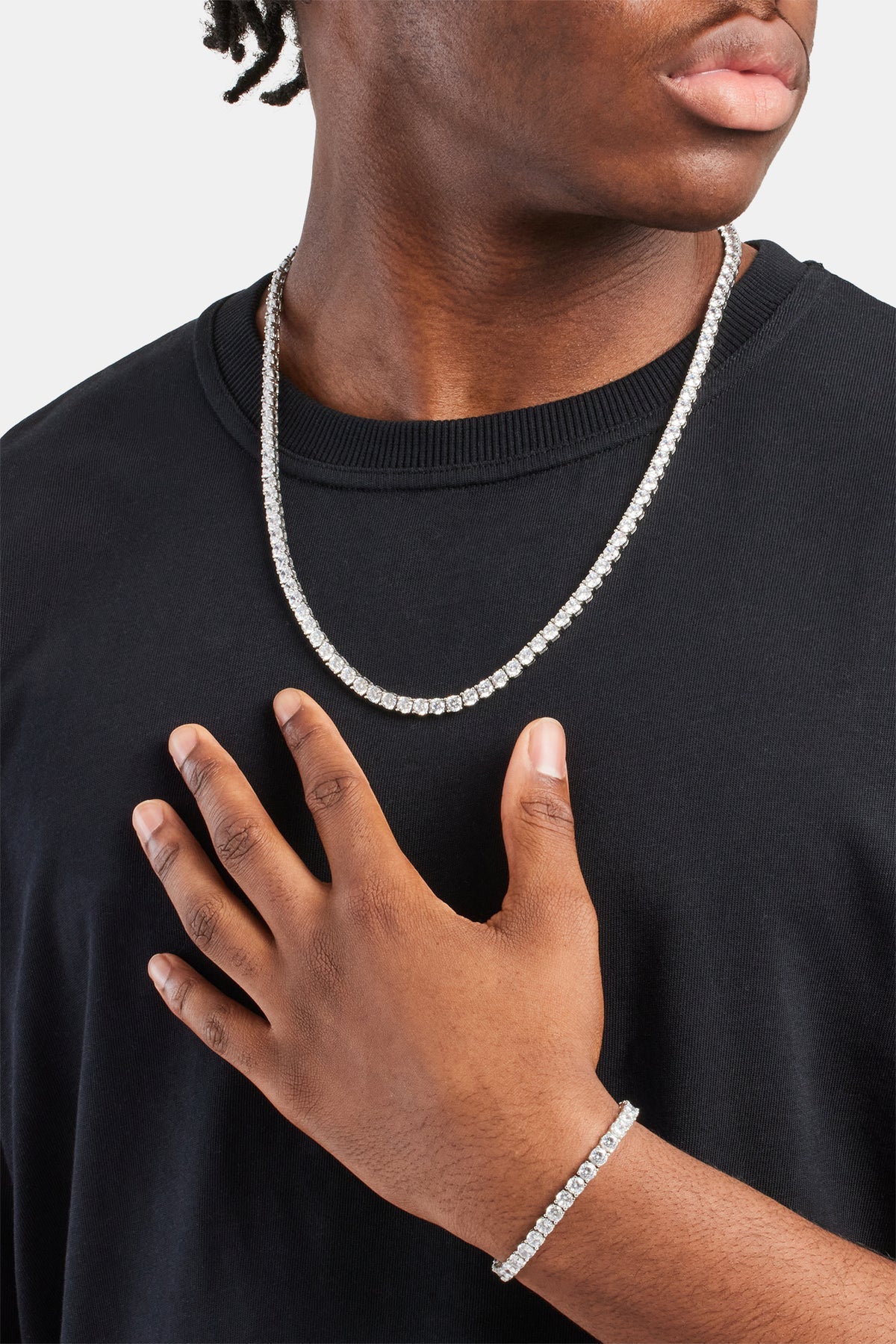 FREE Tennis Chain + Bracelet Bundle