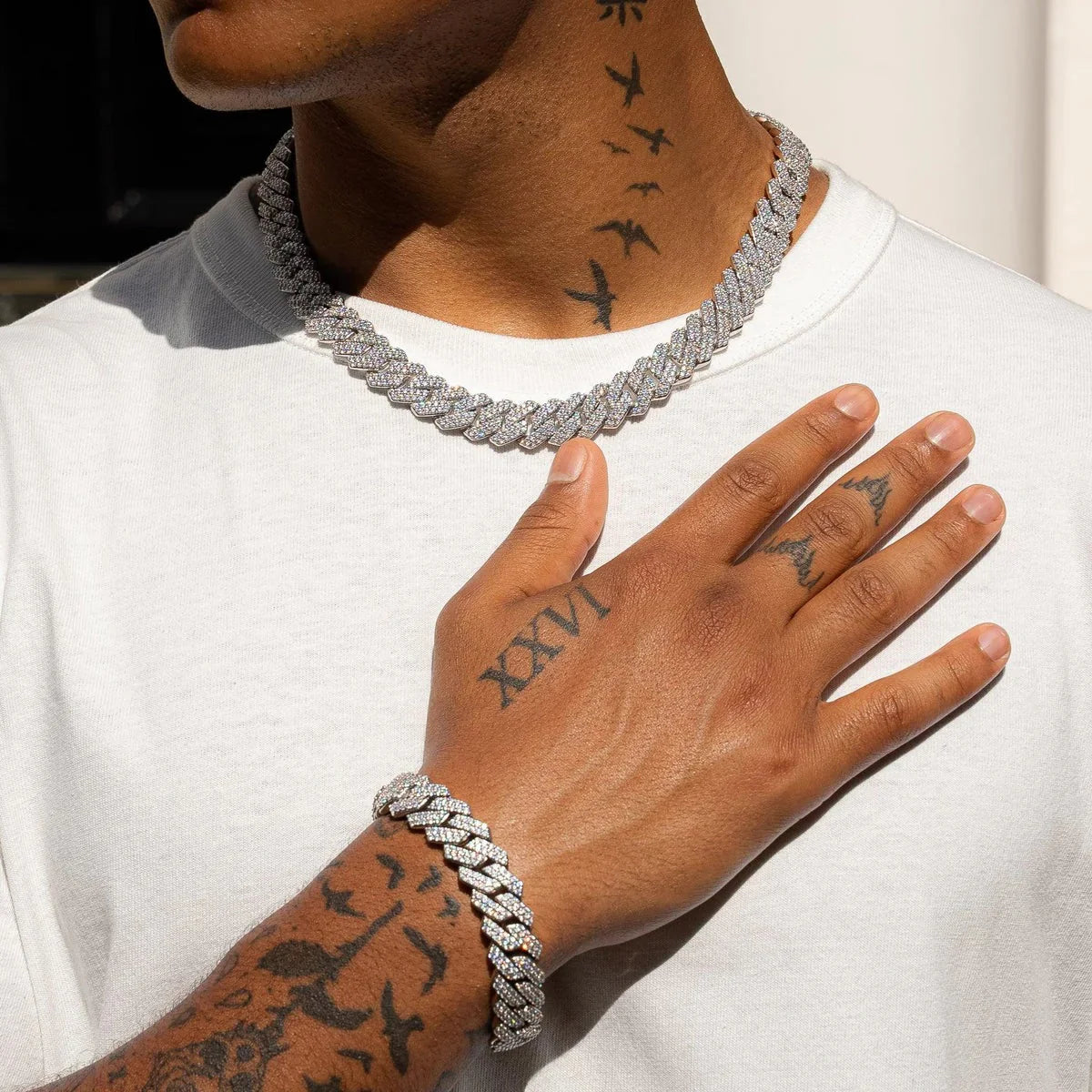 FREE Prong Cuban Chain + Bracelet Bundle