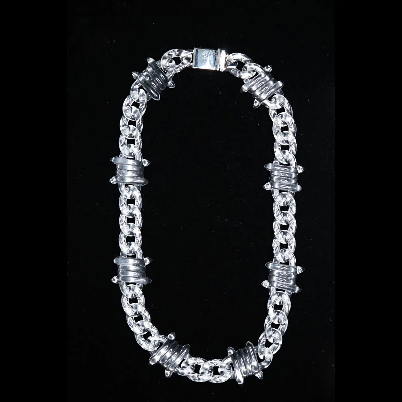 FREE Clear Barbed Link Chain