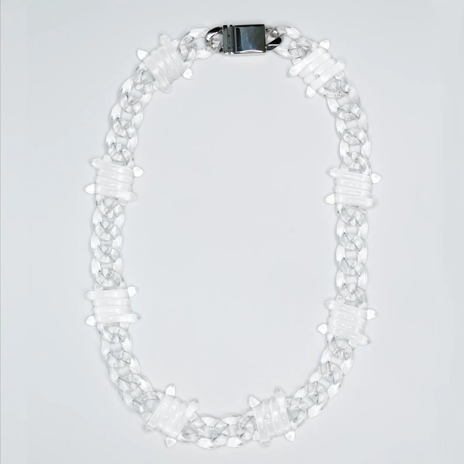 FREE Clear Barbed Link Chain