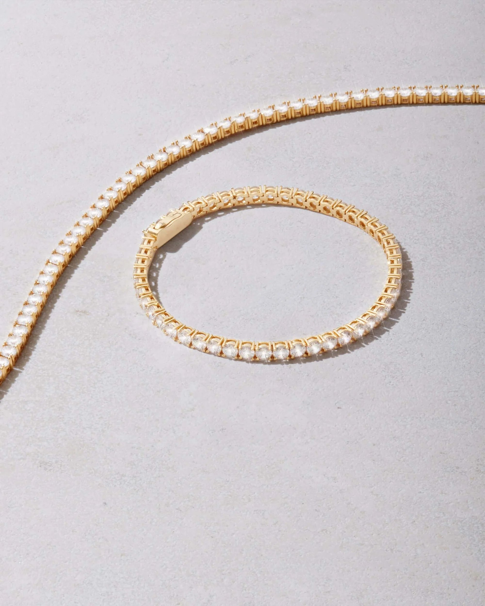 FREE Tennis Chain + Bracelet Bundle