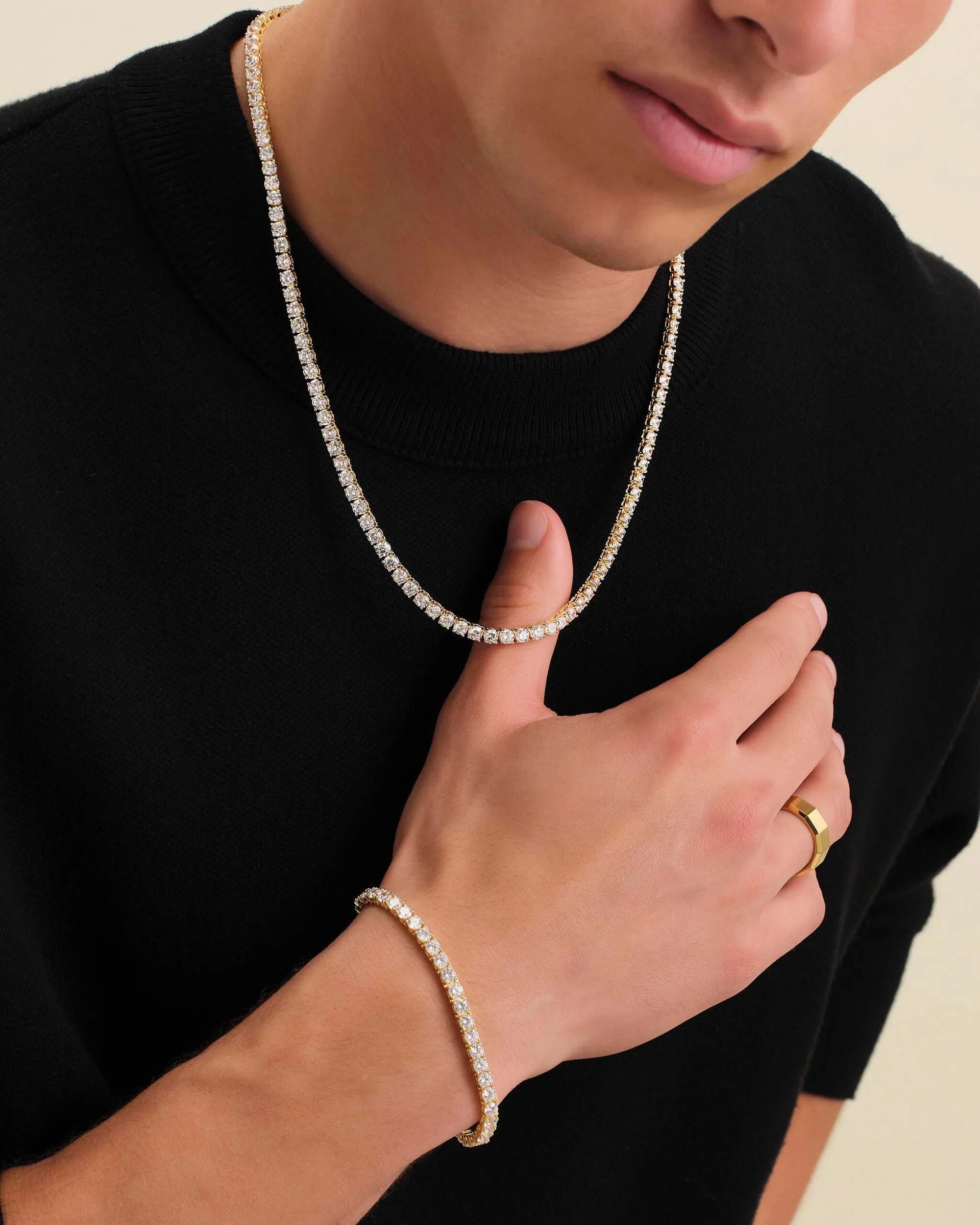 FREE Tennis Chain + Bracelet Bundle