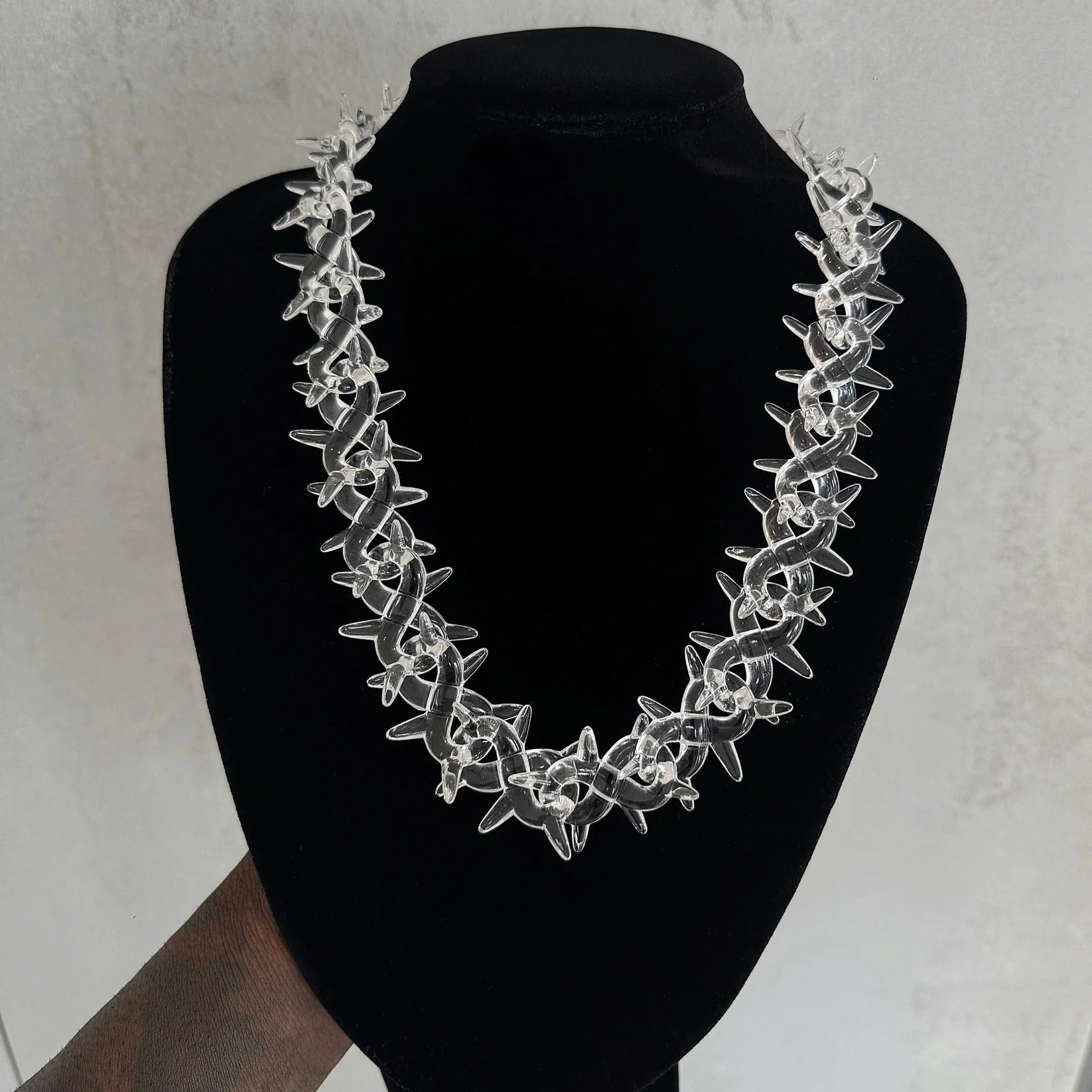 FREE Clear Spike Chain