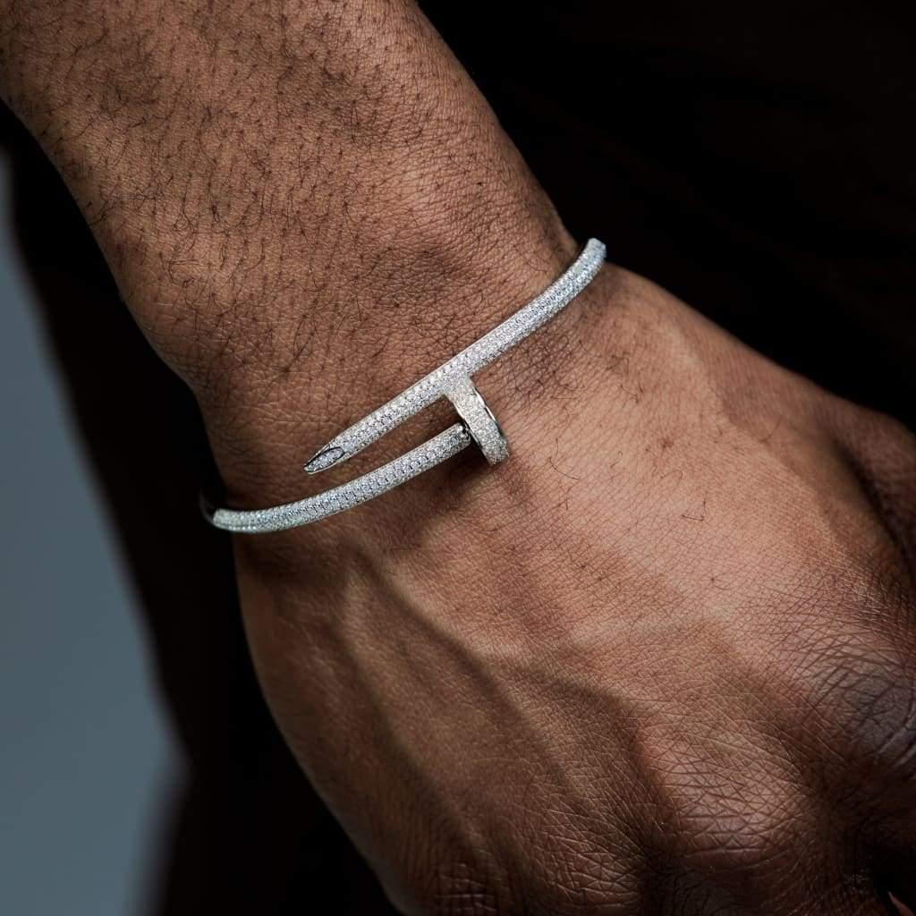 Iced Nail Bracelet - Palm Jewellers