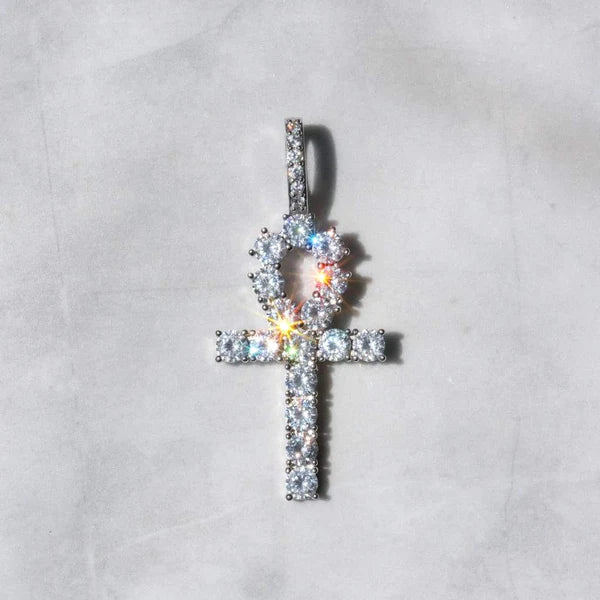 Iced Ankh Pendant - Palm Jewellers