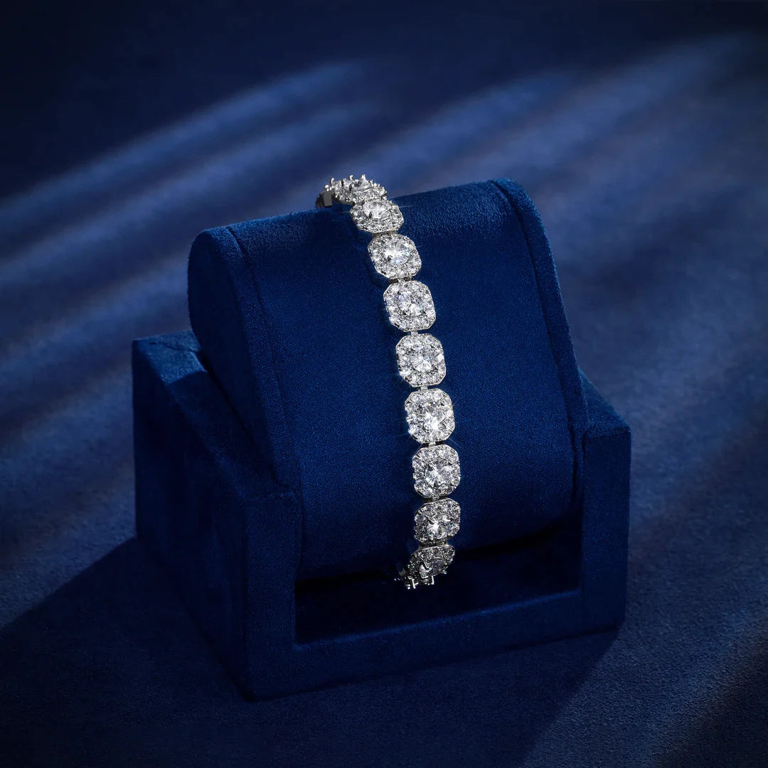 Clustered Tennis Bracelet - Palm Jewellers