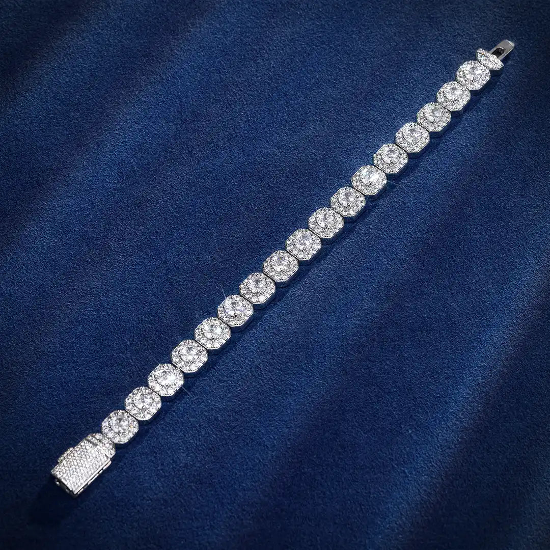 Clustered Tennis Bracelet - Palm Jewellers