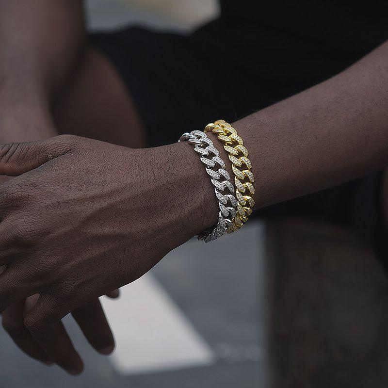 13mm Iced Out Miami Cuban Link Bracelet - Palm Jewellers