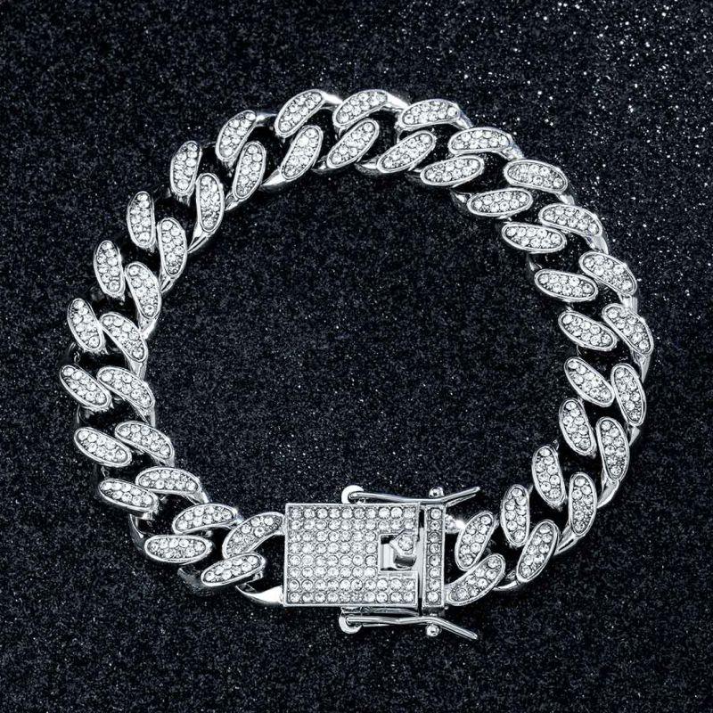 13mm Iced Out Miami Cuban Link Bracelet - Palm Jewellers
