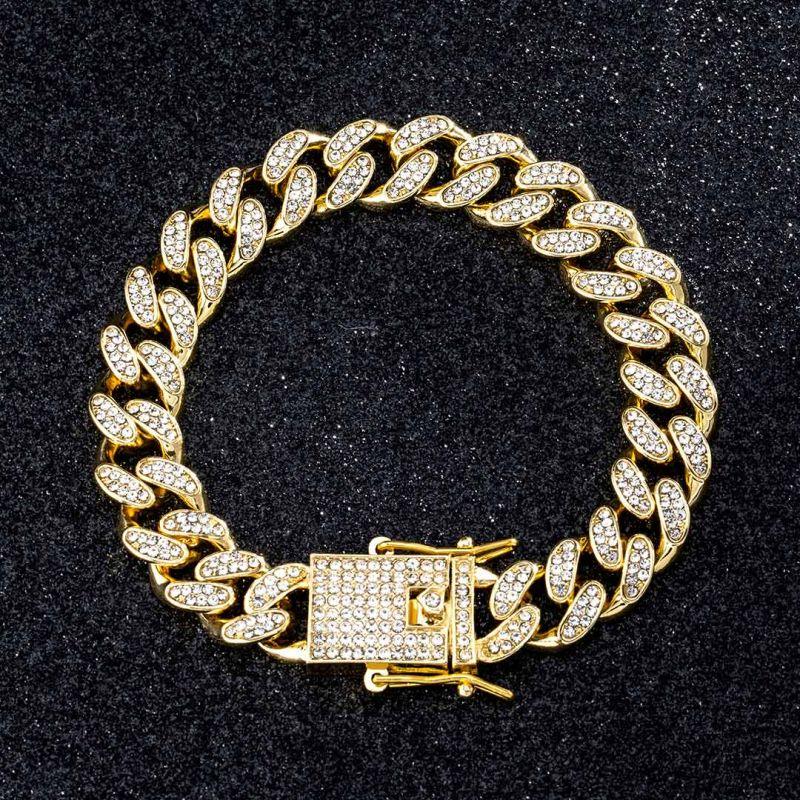 13mm Iced Out Miami Cuban Link Bracelet - Palm Jewellers