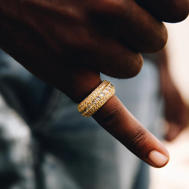 5 Layer Diamond Band Ring - Palm Jewellers