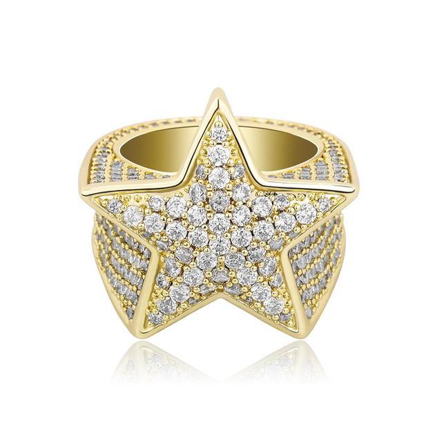 Iced Star Ring - Palm Jewellers