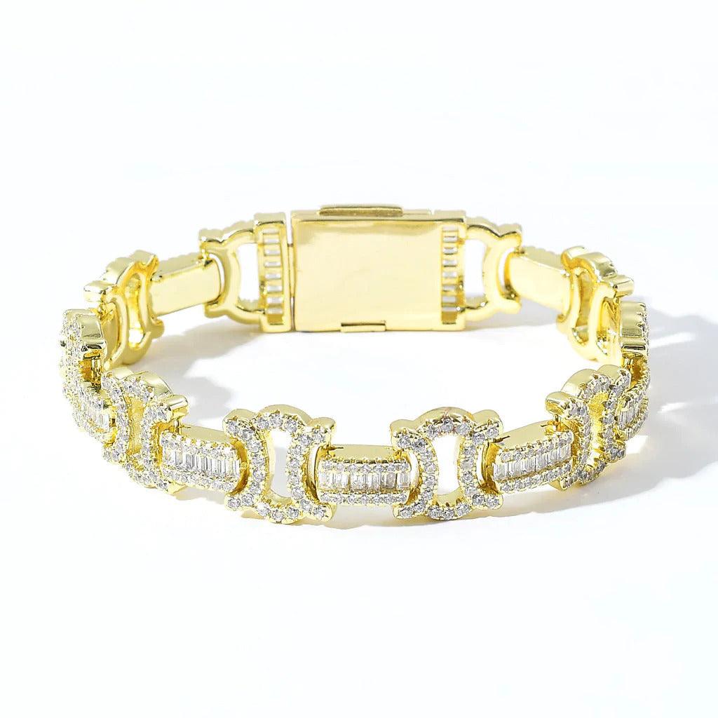 13mm Diamond Byzantine Bracelet - Palm Jewellers