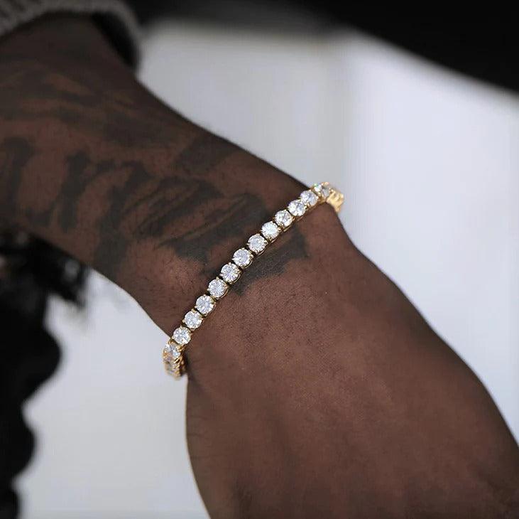 4mm Round Cut Tennis Bracelet - Palm Jewellers