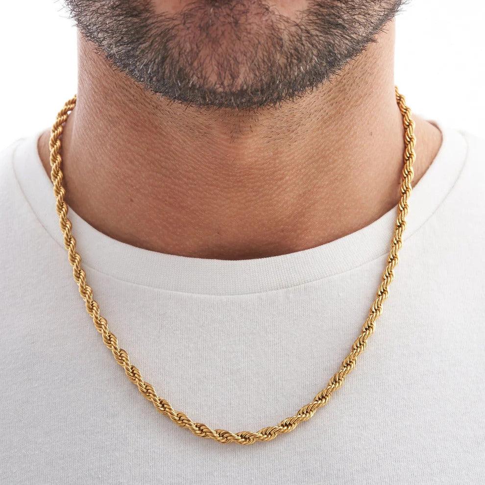 18k Gold Rope Chain - Palm Jewellers