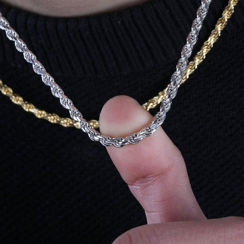 925 Sterling Silver Rope Chain - Palm Jewellers