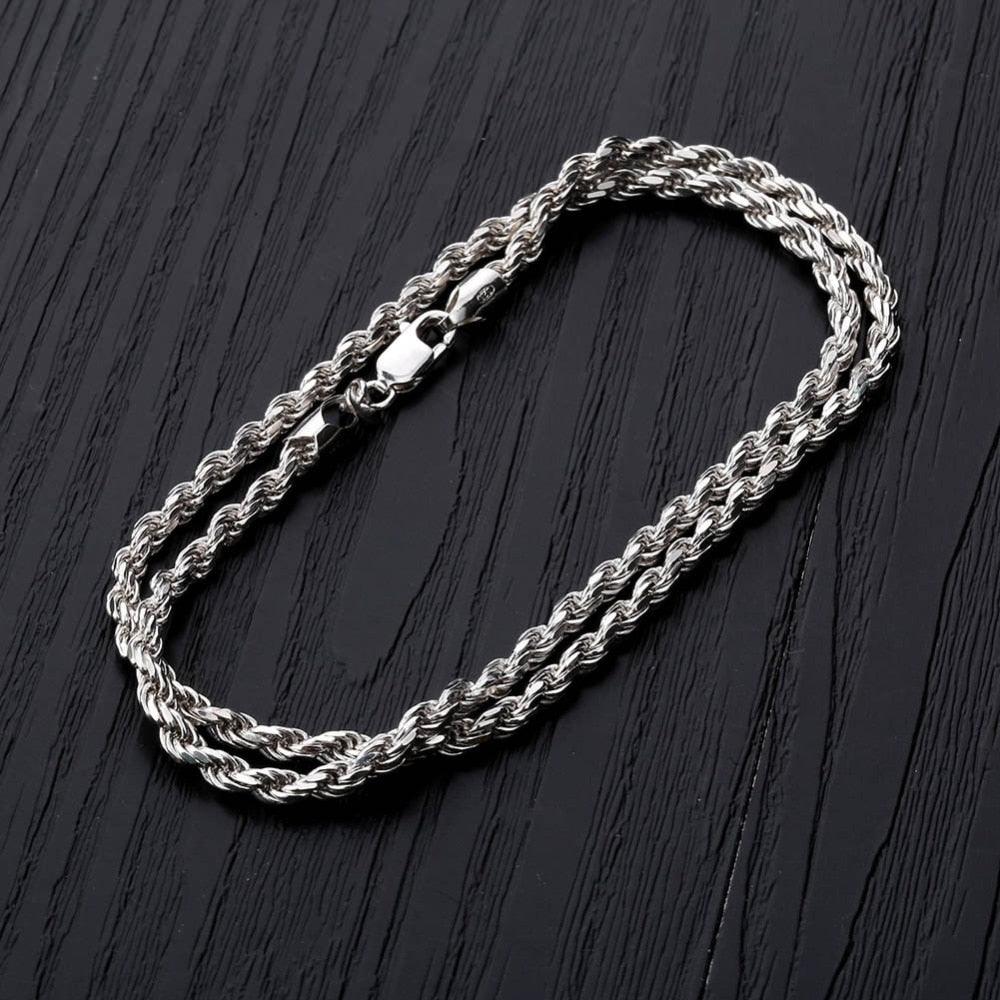 925 Sterling Silver Rope Chain - Palm Jewellers