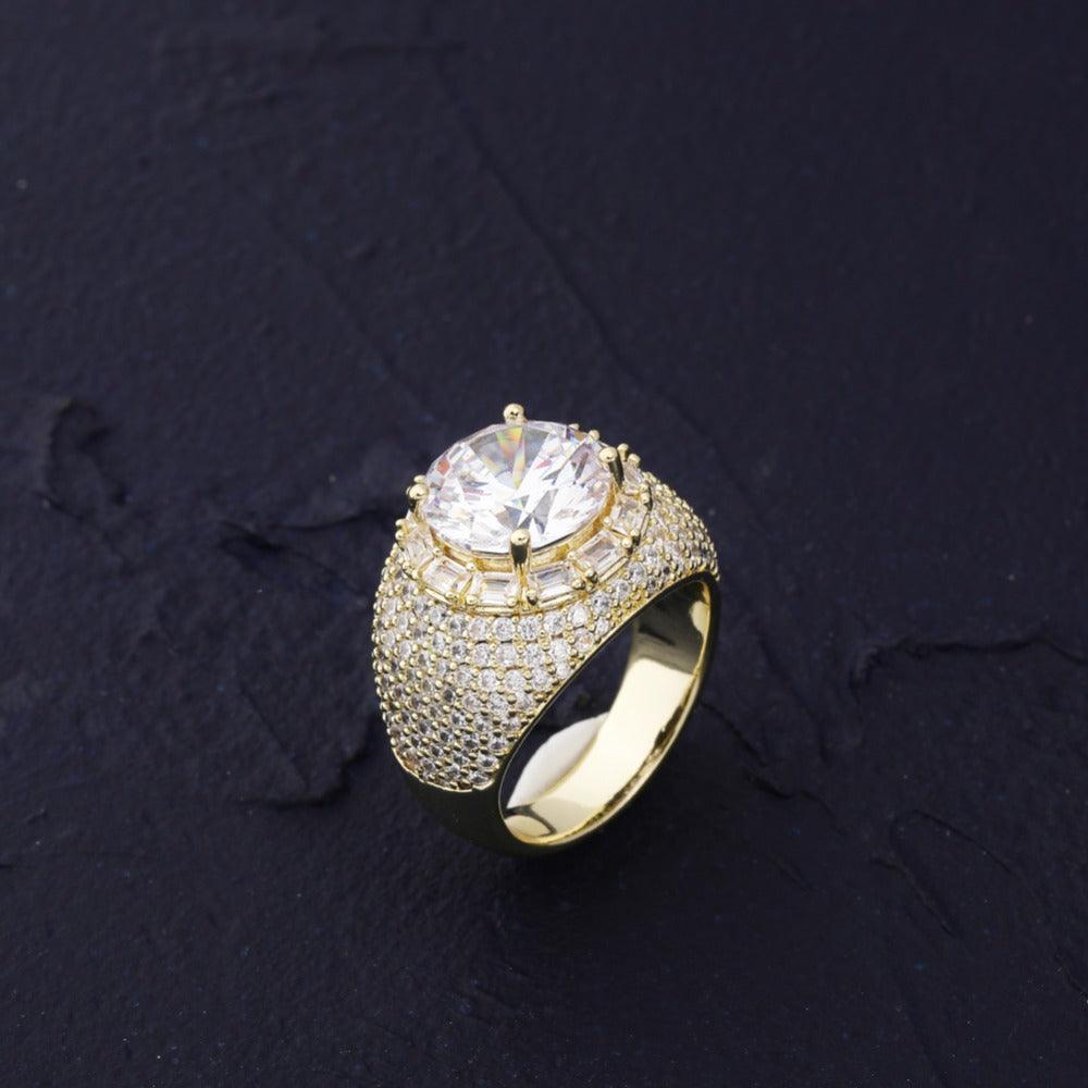 Clustered Diamond Band Ring - Palm Jewellers