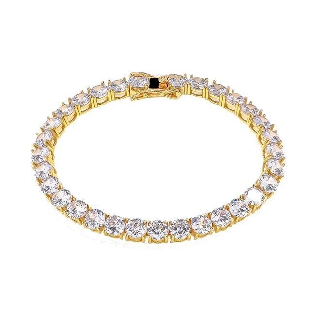 4mm Round Cut Tennis Bracelet - Palm Jewellers