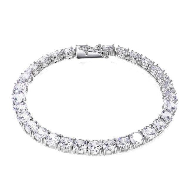 4mm Round Cut Tennis Bracelet - Palm Jewellers