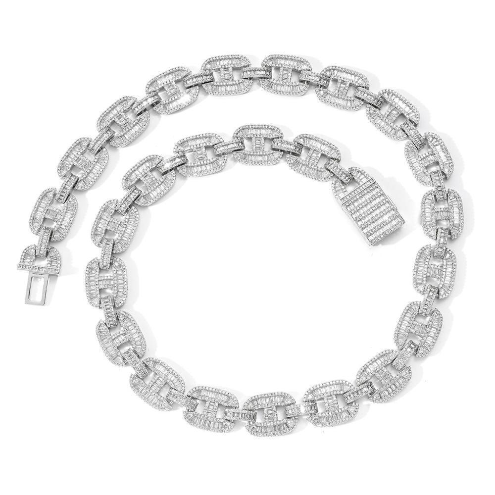 16mm Baguette Mariner Chain - Palm Jewellers