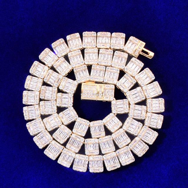9mm Baguette Tennis Chain - Palm Jewellers