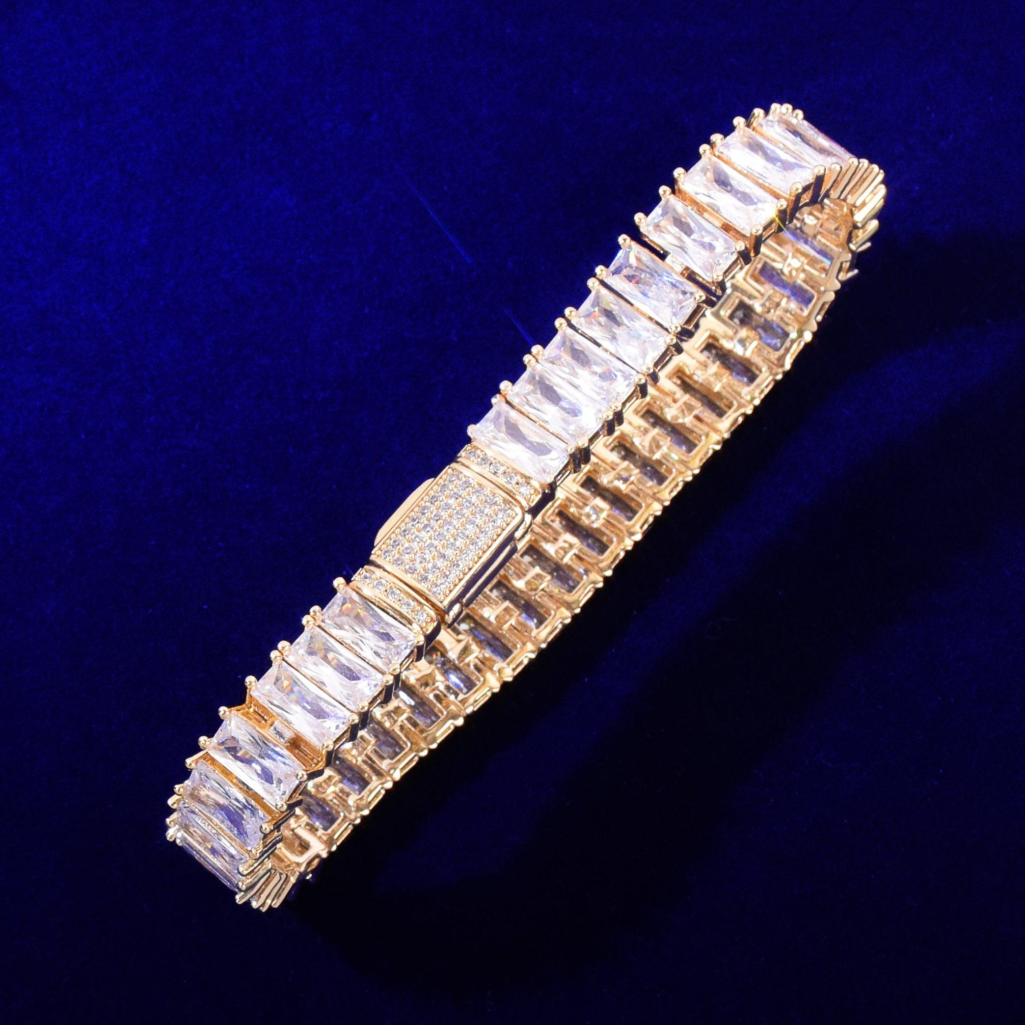 14mm Baguette Bracelet - Palm Jewellers