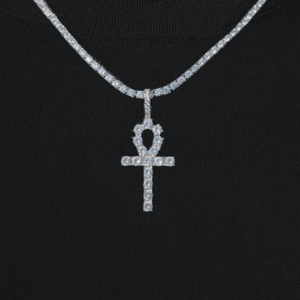 Iced Ankh Pendant - Palm Jewellers