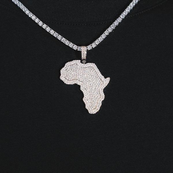 Iced Africa Pendant - Palm Jewellers