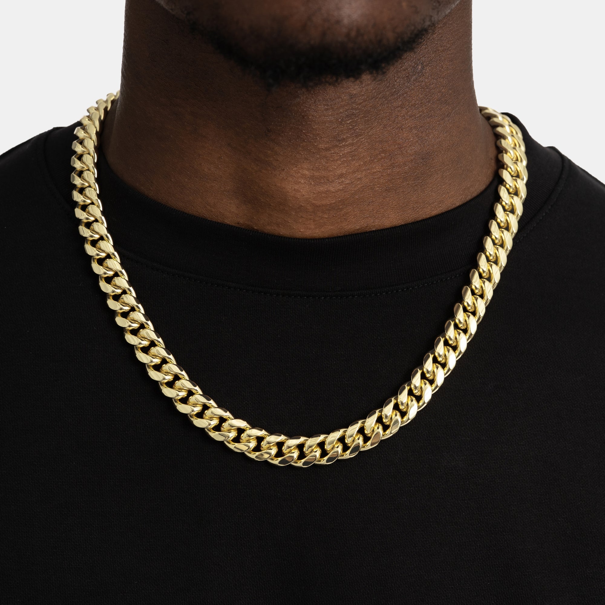 12mm Cuban Link Chain Gold