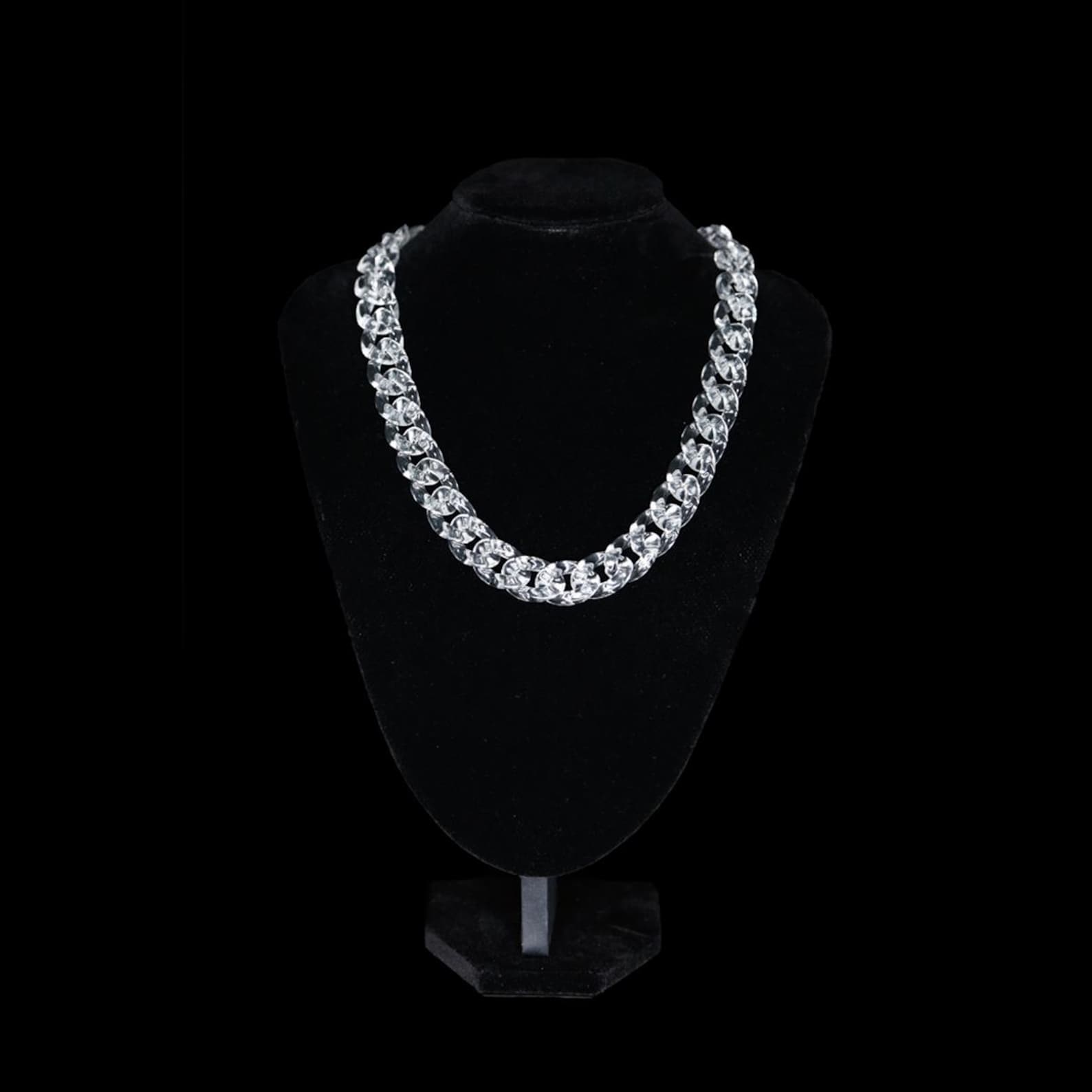 FREE Clear Cuban Link Chain