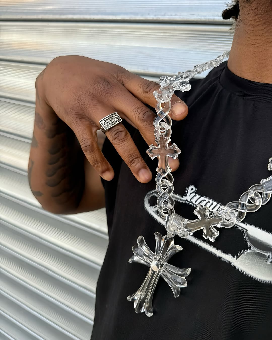 FREE Clear Cross Pendant