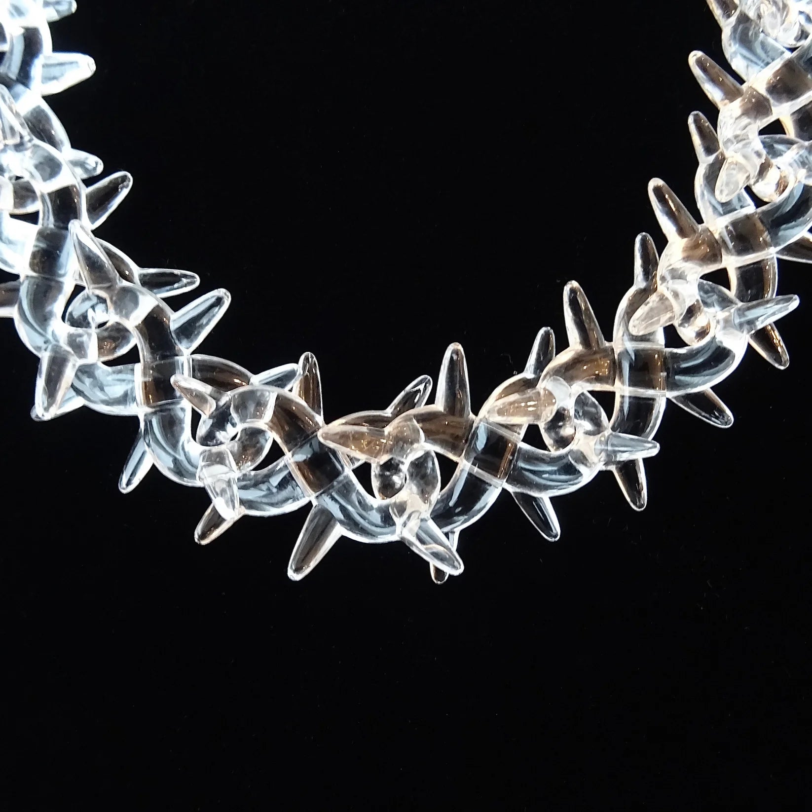 FREE Clear Spike Chain