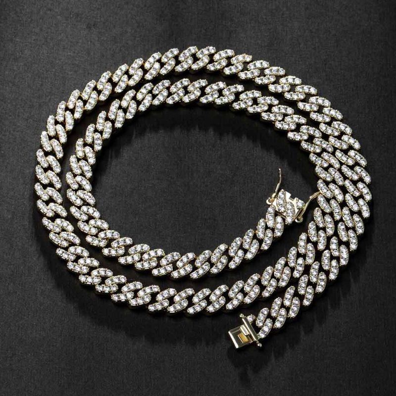 Iced 10mm Cuban Link Chain - Palm Jewellers