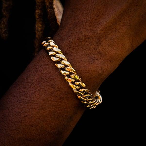 12mm Miami Cuban Link Bracelet - Palm Jewellers