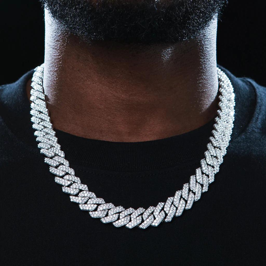 FREE 14mm Iced Prong Cuban Chain - Palm Jewellers