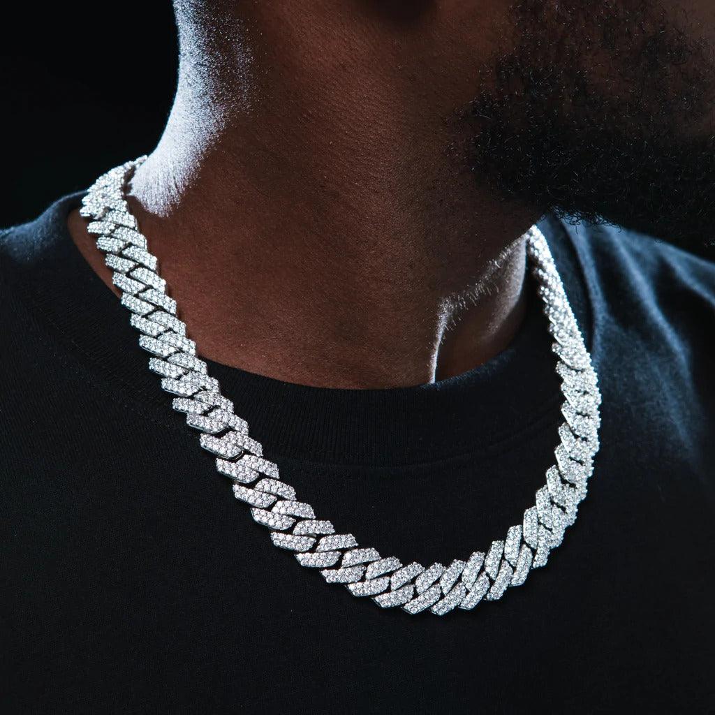 FREE 14mm Iced Prong Cuban Chain - Palm Jewellers
