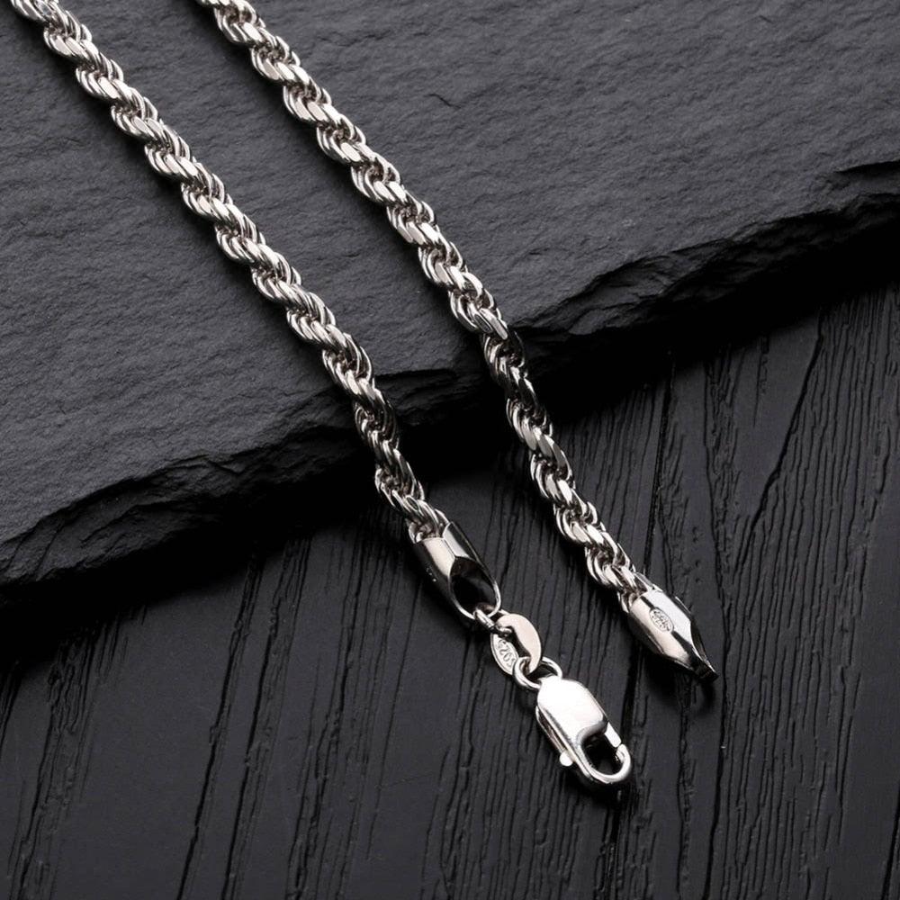 925 Sterling Silver Rope Chain - Palm Jewellers