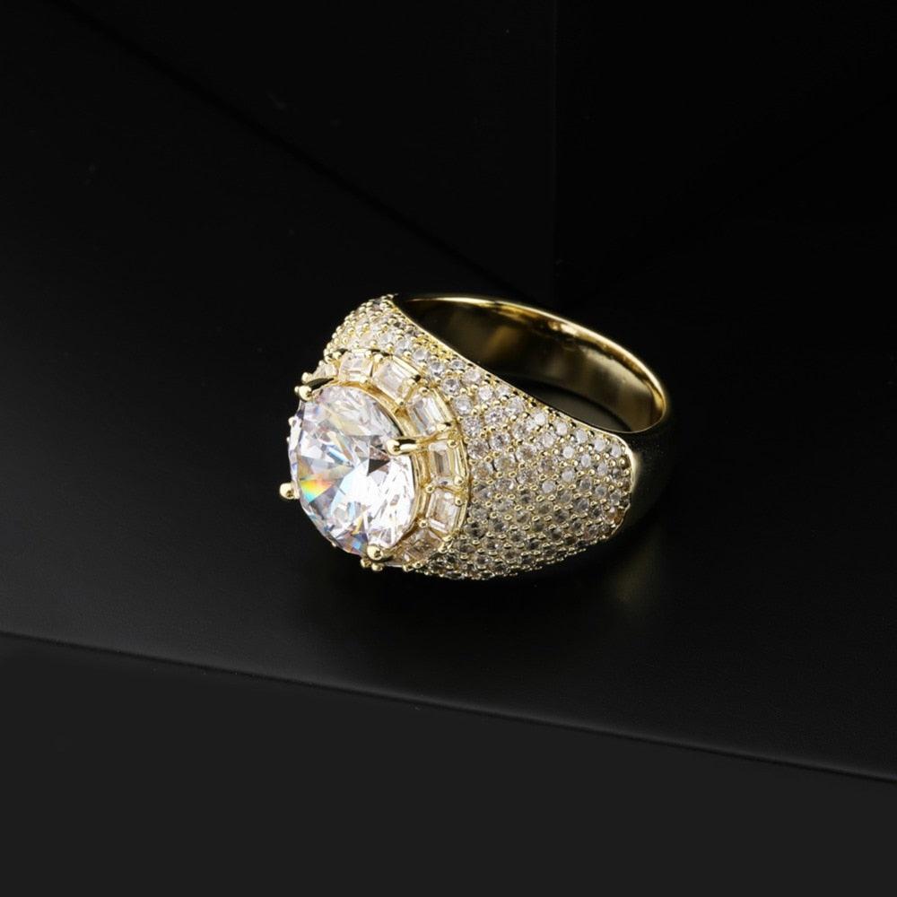 Clustered Diamond Band Ring - Palm Jewellers