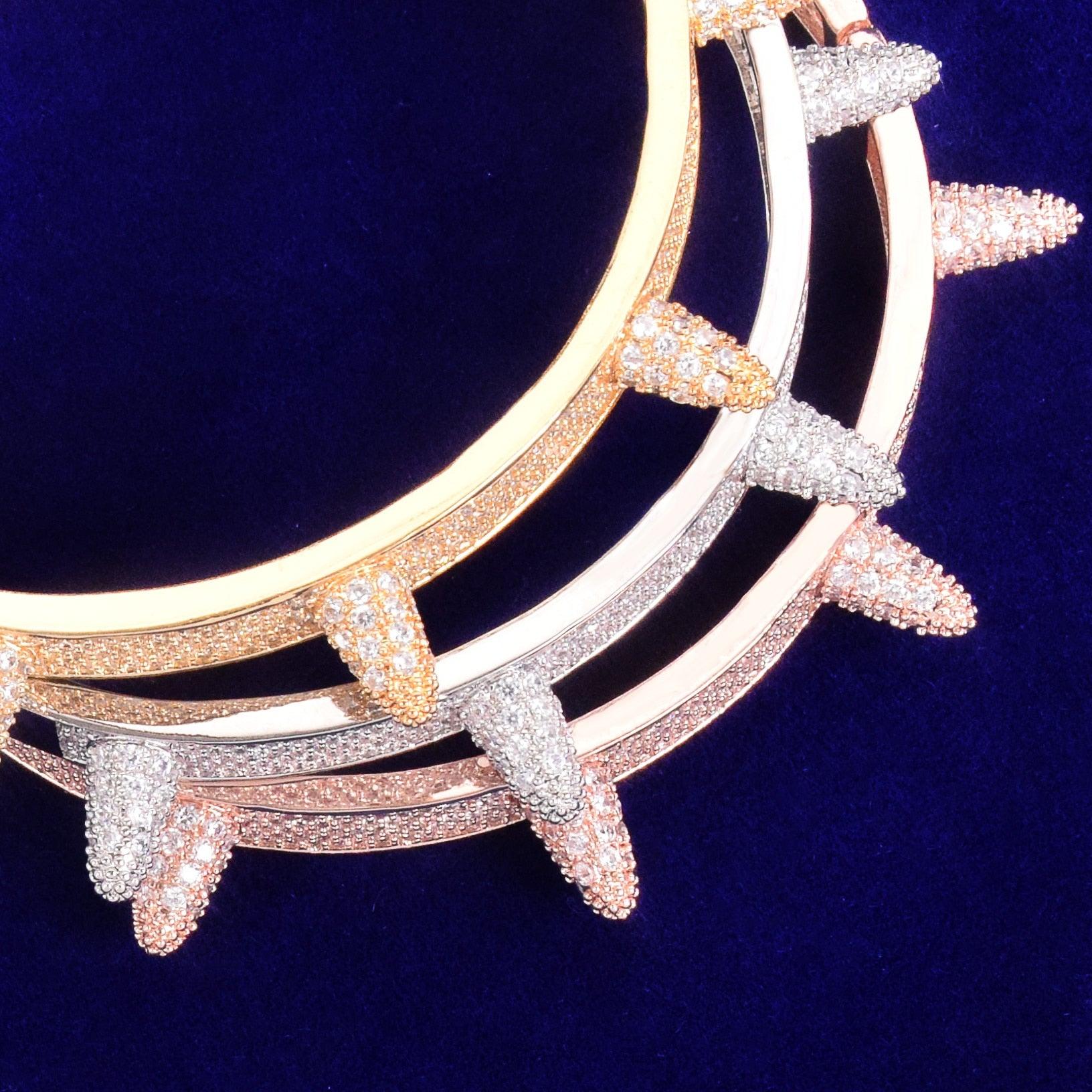 Iced Spike Bracelet - Palm Jewellers