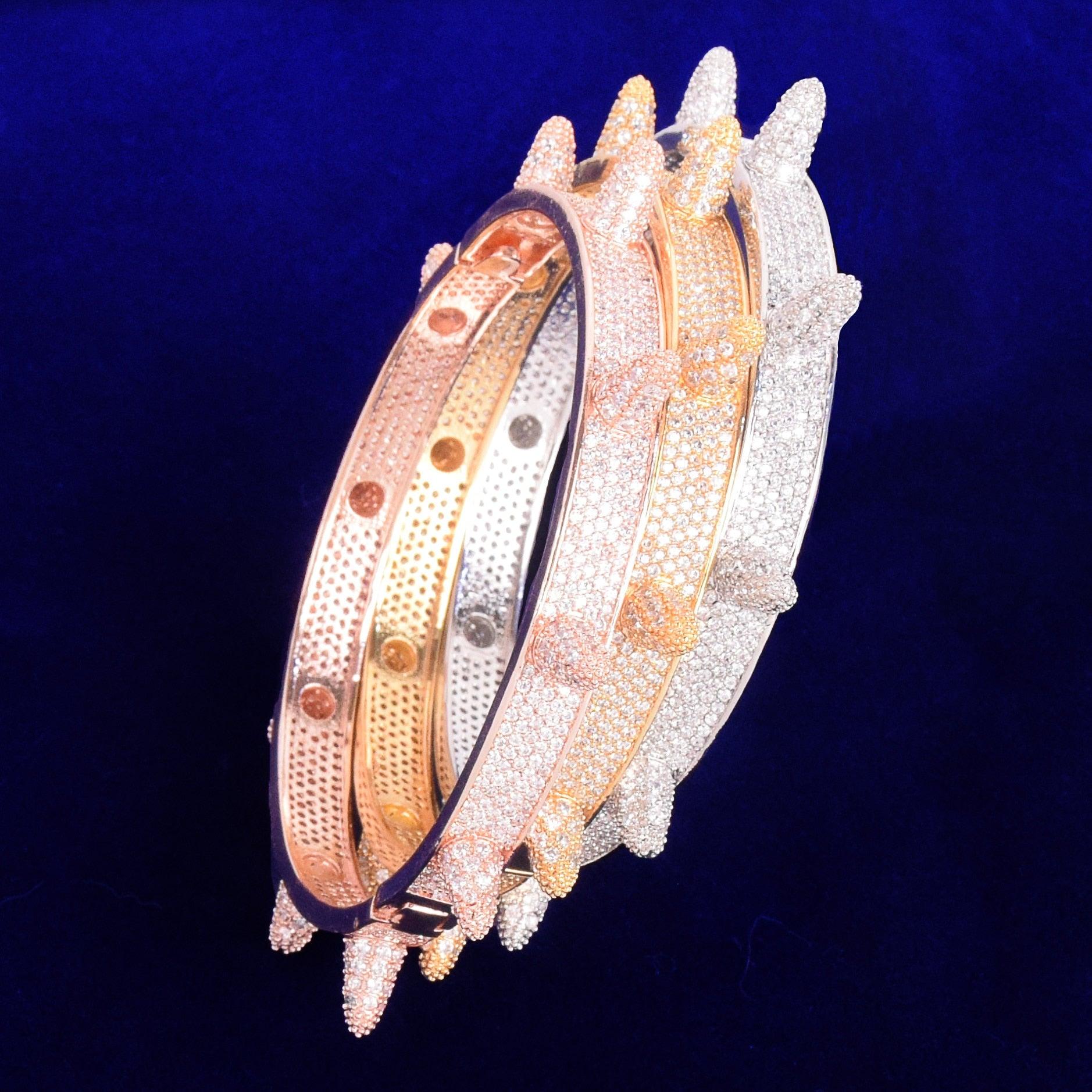 Iced Spike Bracelet - Palm Jewellers
